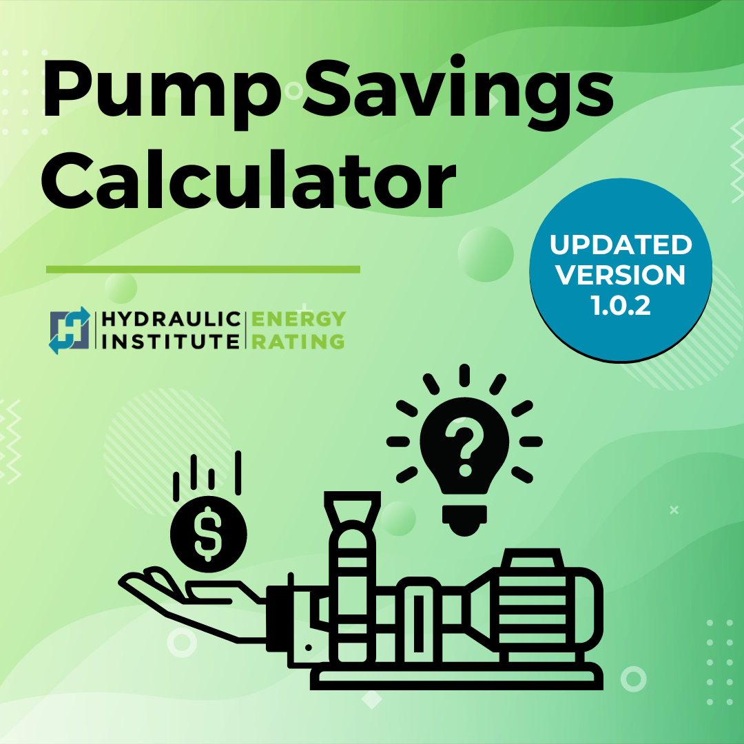 Pump Savings Calculator Updated Version Released and How to Calculate